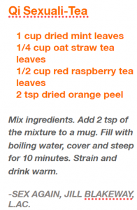 Qi Sexuali-Tea Recipe